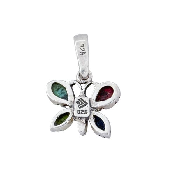 Vintage Silpada Gemstone Butterfly Pendant N1597 | Sterling Silver 925 - Picture 4 of 8